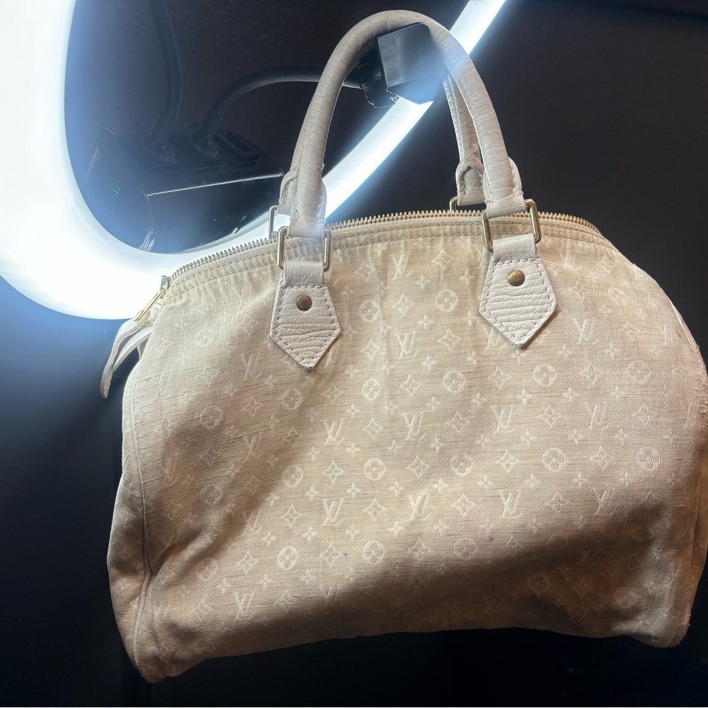 Vintage LOUIS VUITTON Denim Speedy 30